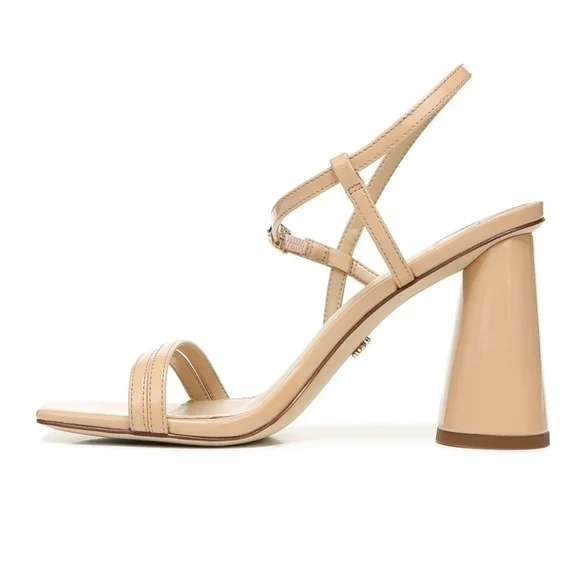 Sam Edelman Patti Ankle Strap Sandal in BEIGE Size 8 - Picture 4 of 14